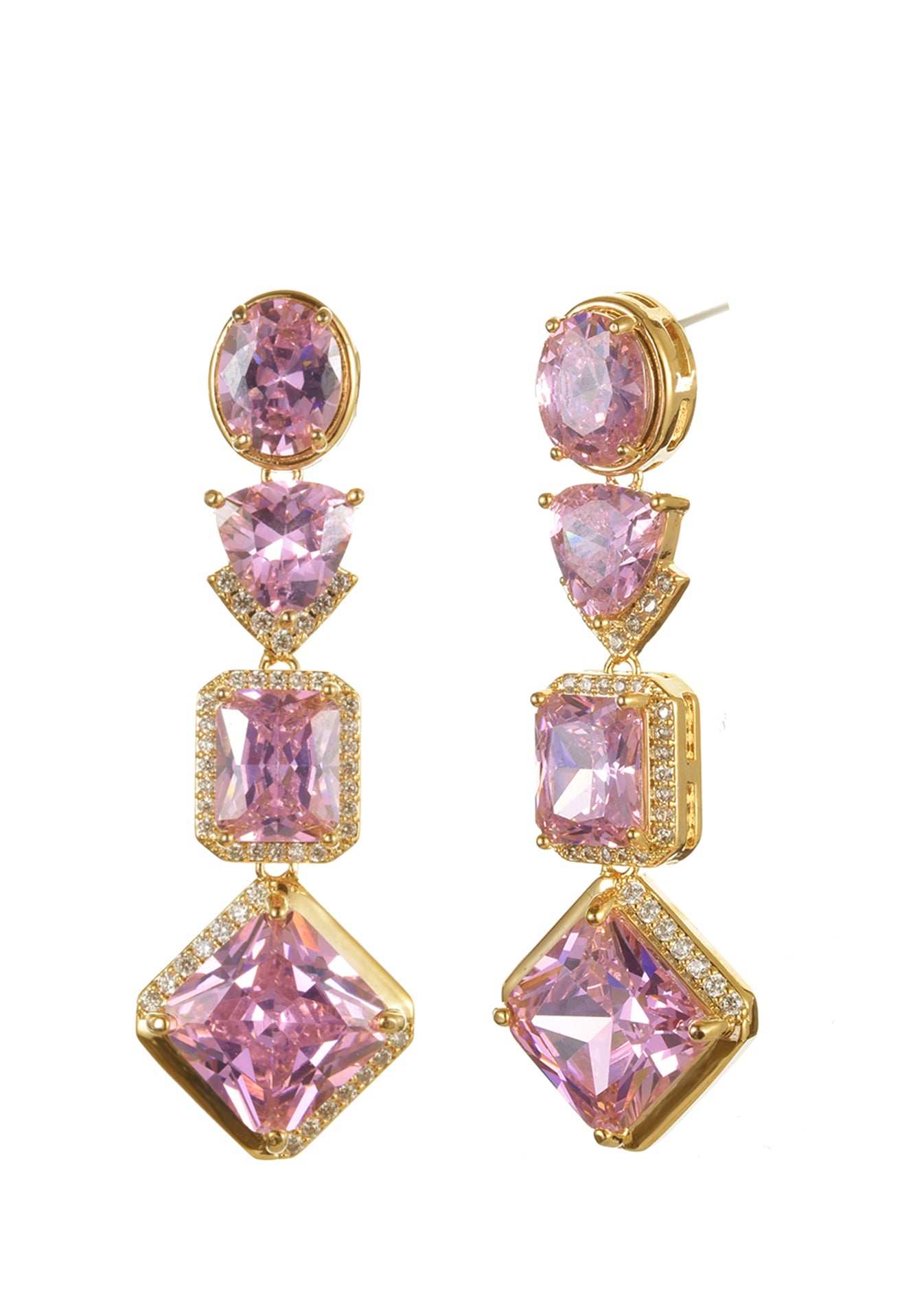 Elegant Elise Diamond Drop Earrings