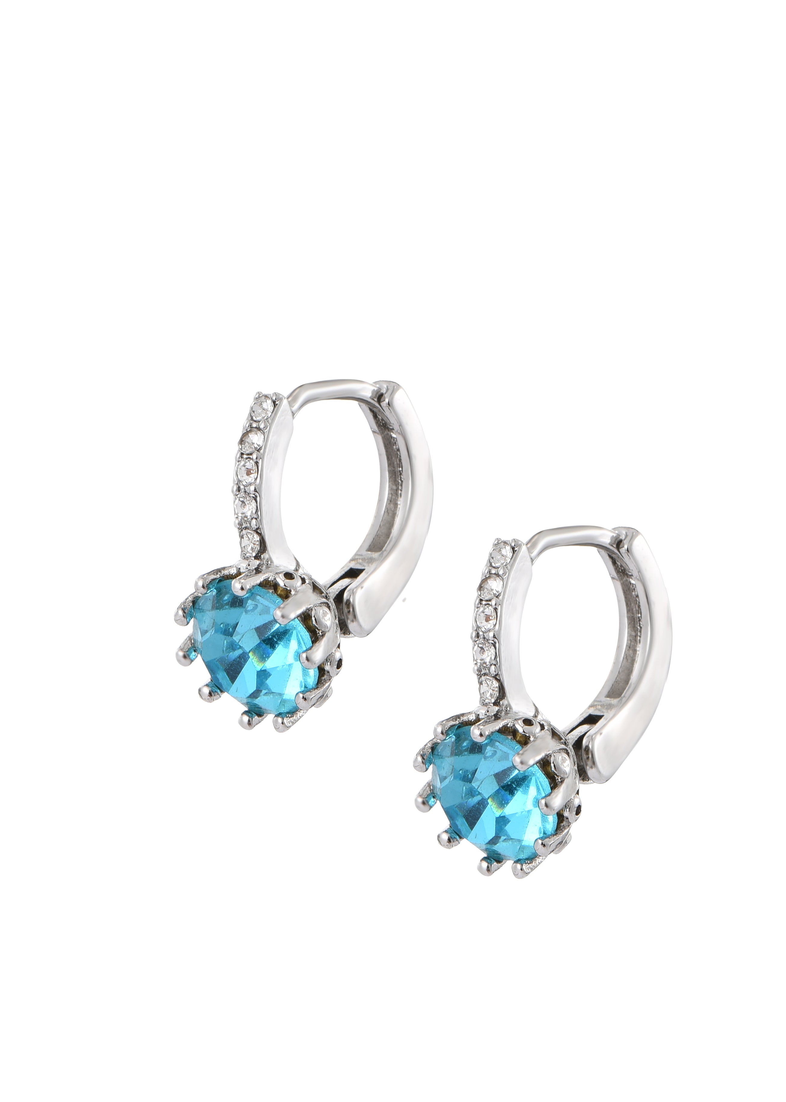 Milly Glitterinng Silver Earrings