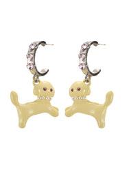 Puppy Dog Silver Earrings