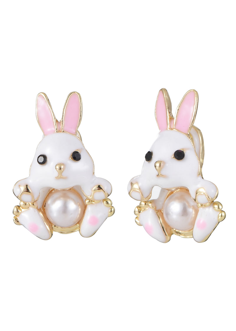 Rabbit Hug Earrings