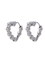 Una Love Y2k Silver Earrings