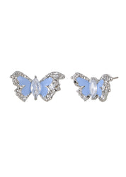 Pendientes Mel Blue Myth Mariposa Plata