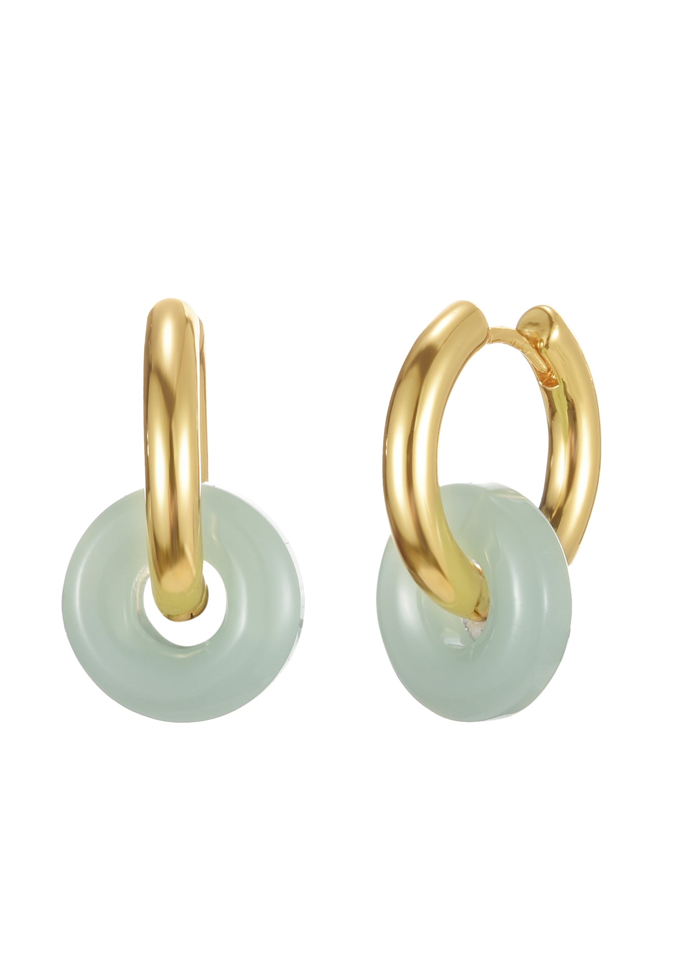 Green Jade Earrings