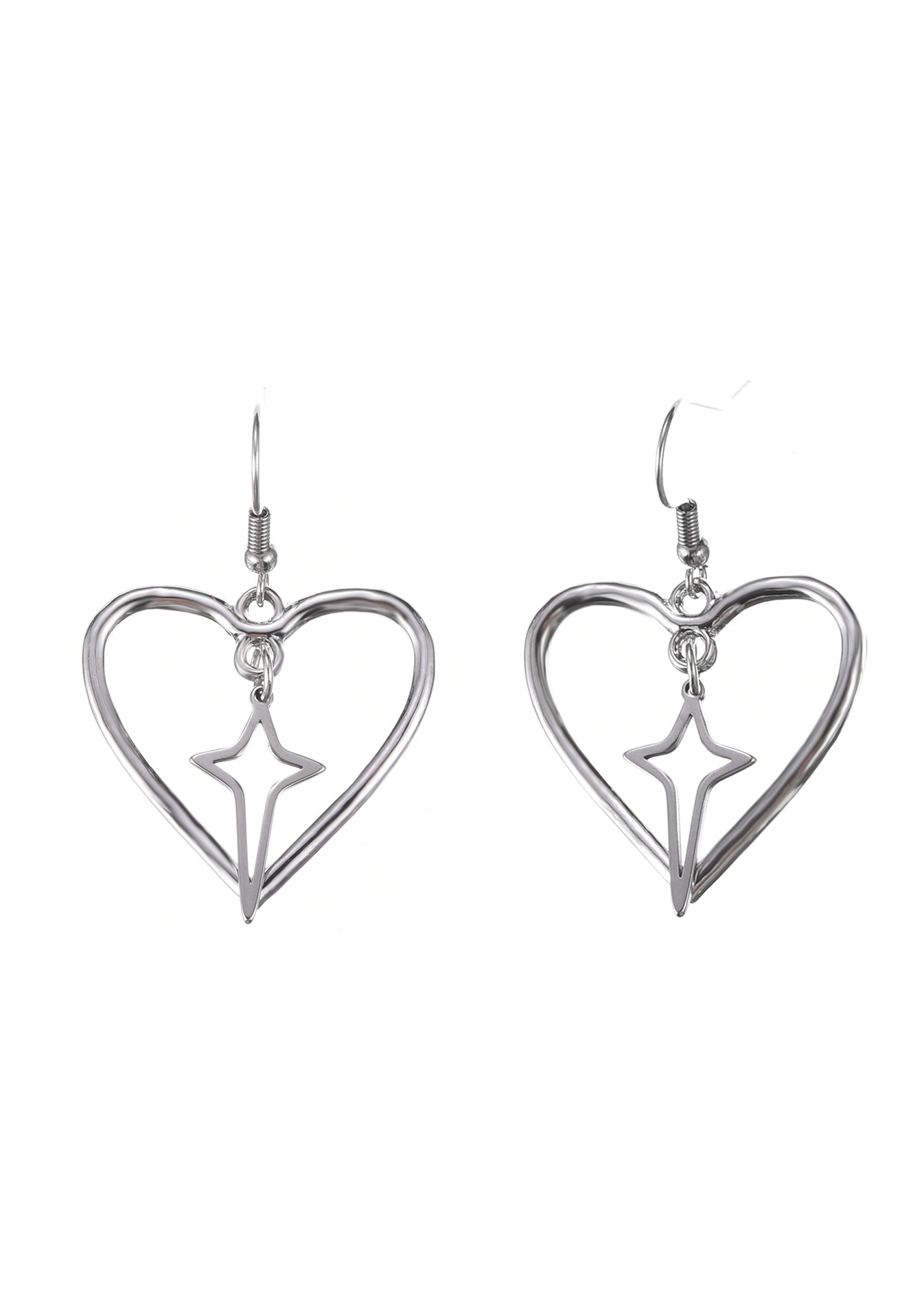 Stella Heart Y2k Earrings