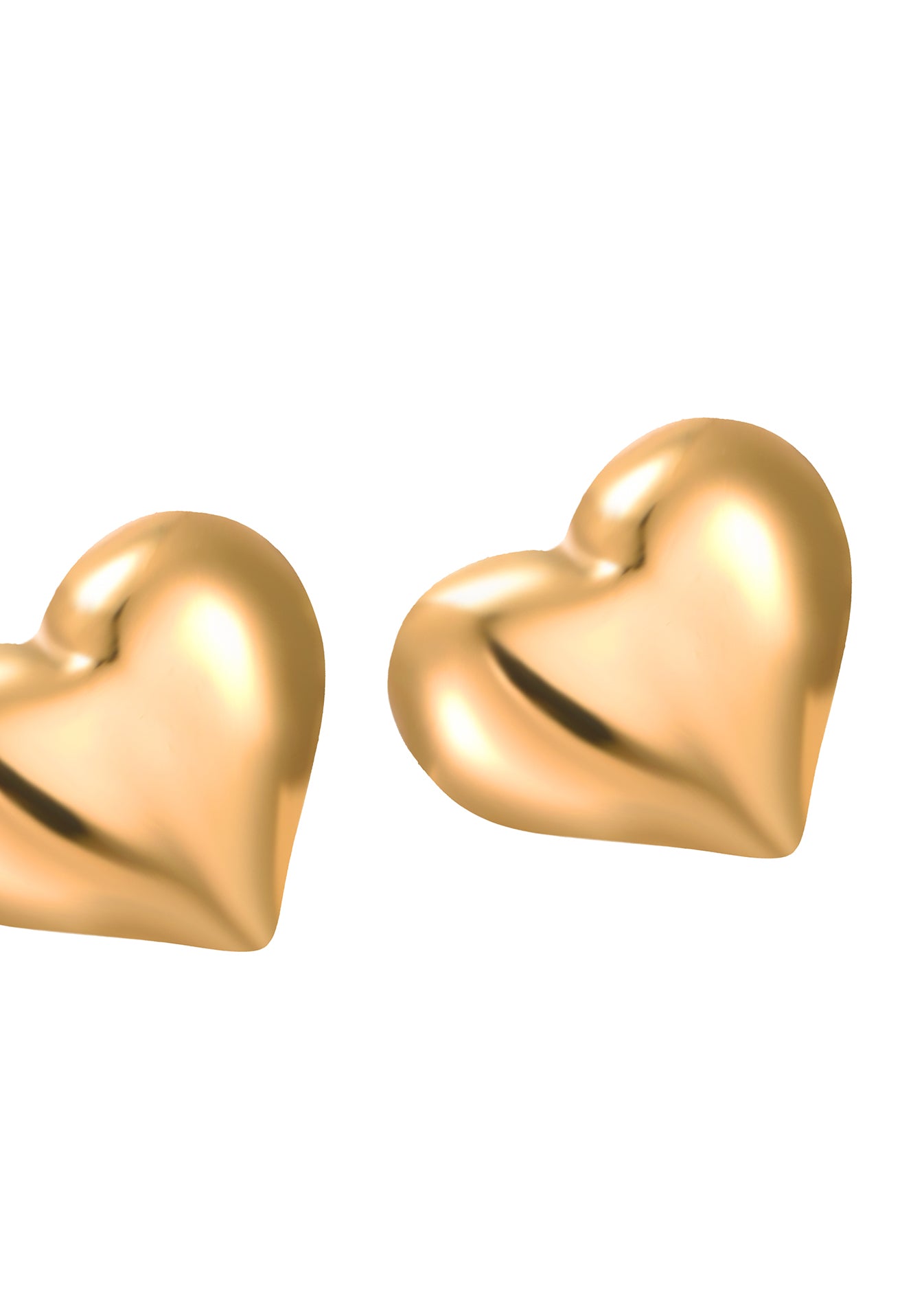 Fou In Love Golden Earrings