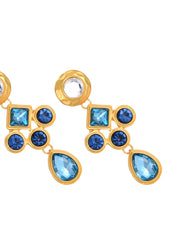 Pendientes Vintage Azul Laguna