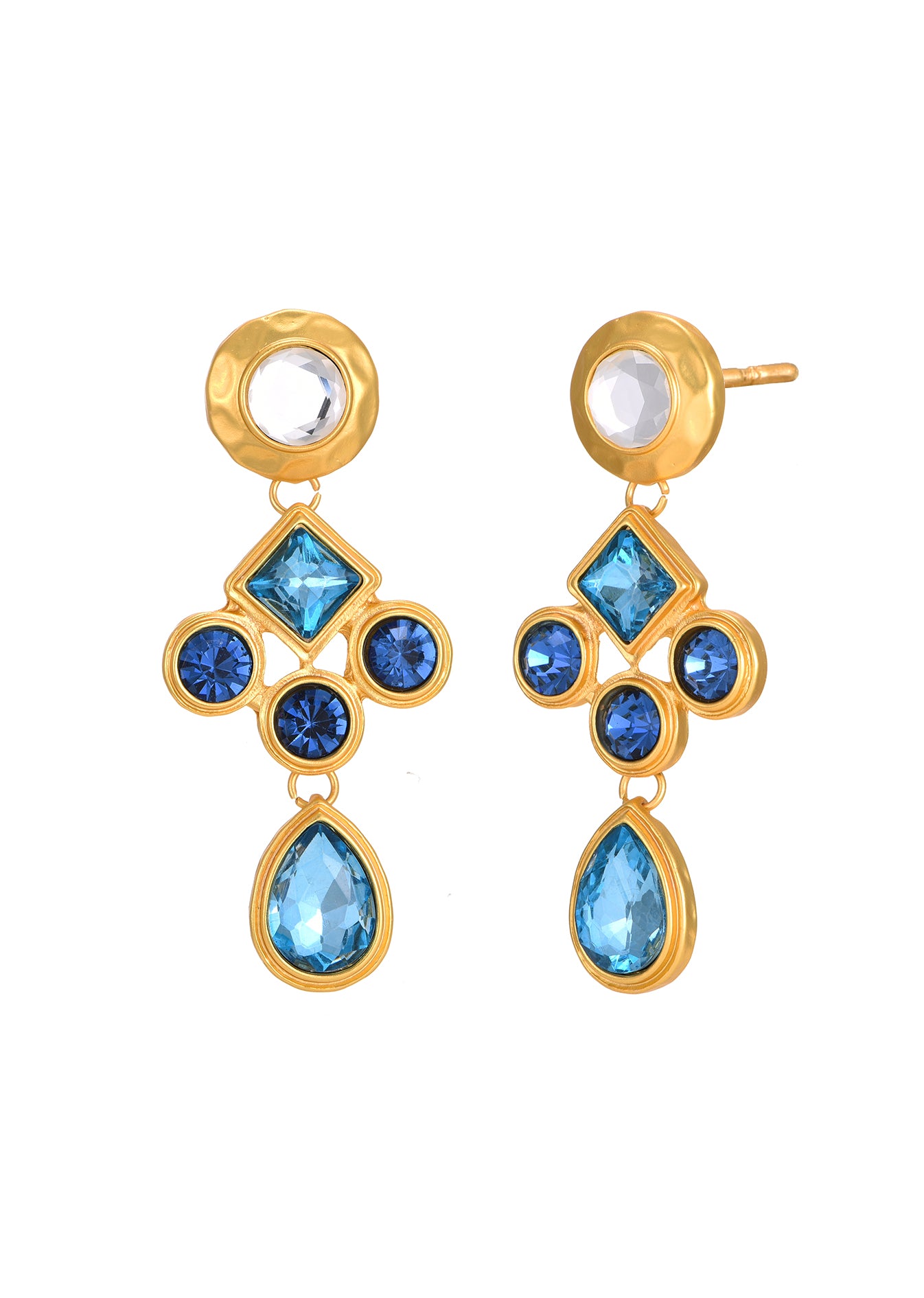 Pendientes Vintage Azul Laguna