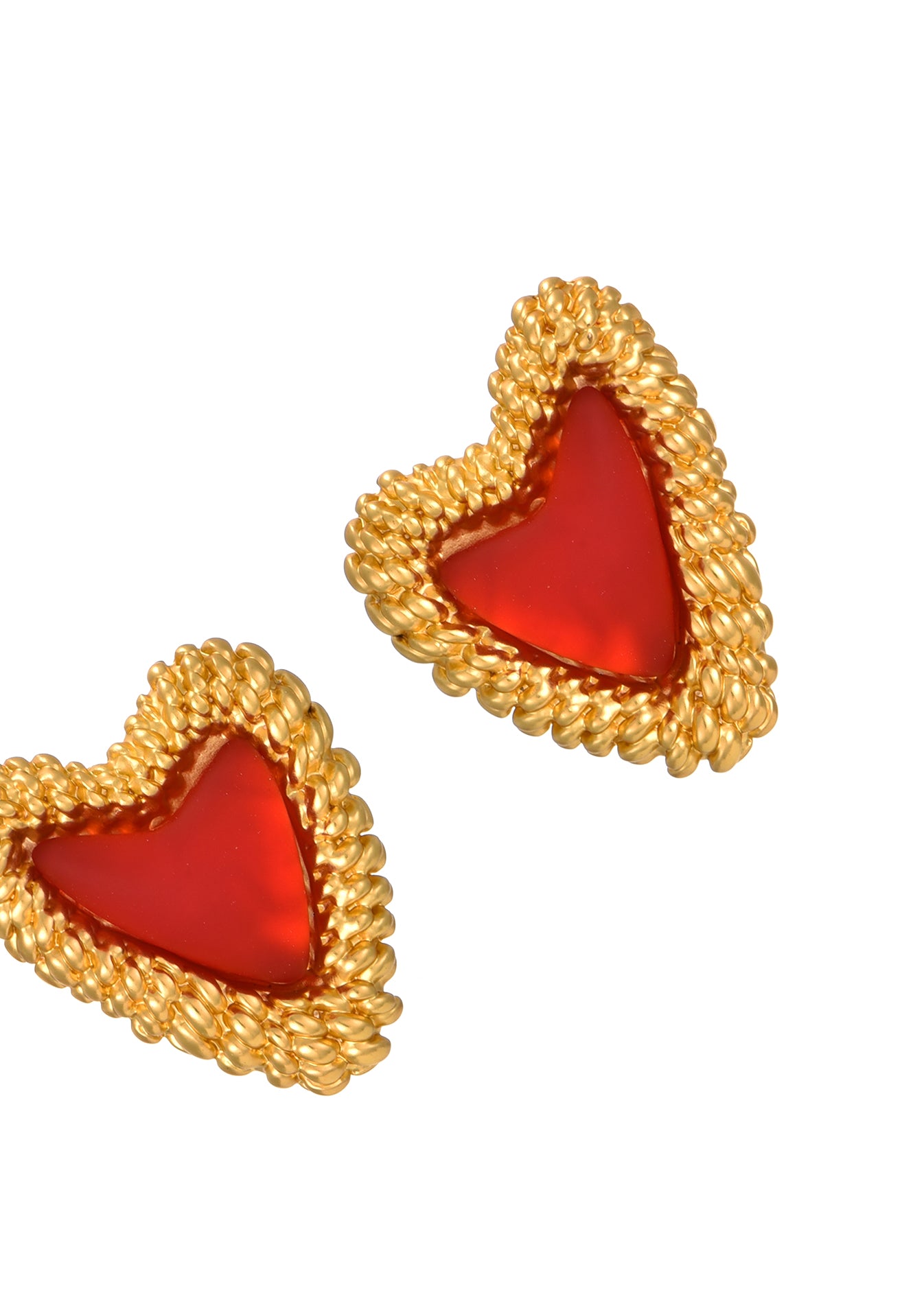 Sarah Heart Vintage Earrings