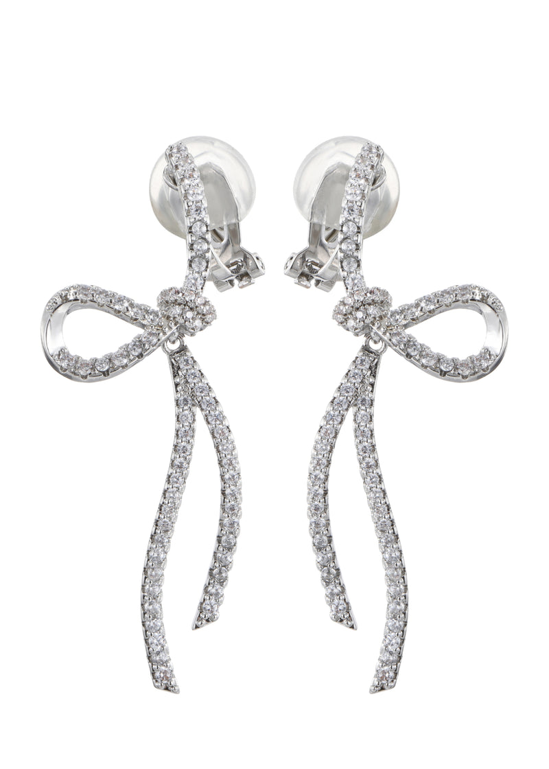 Marcel Glittering Bowknots Earrings