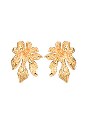 Sandra Wild Flower Golden Earrings