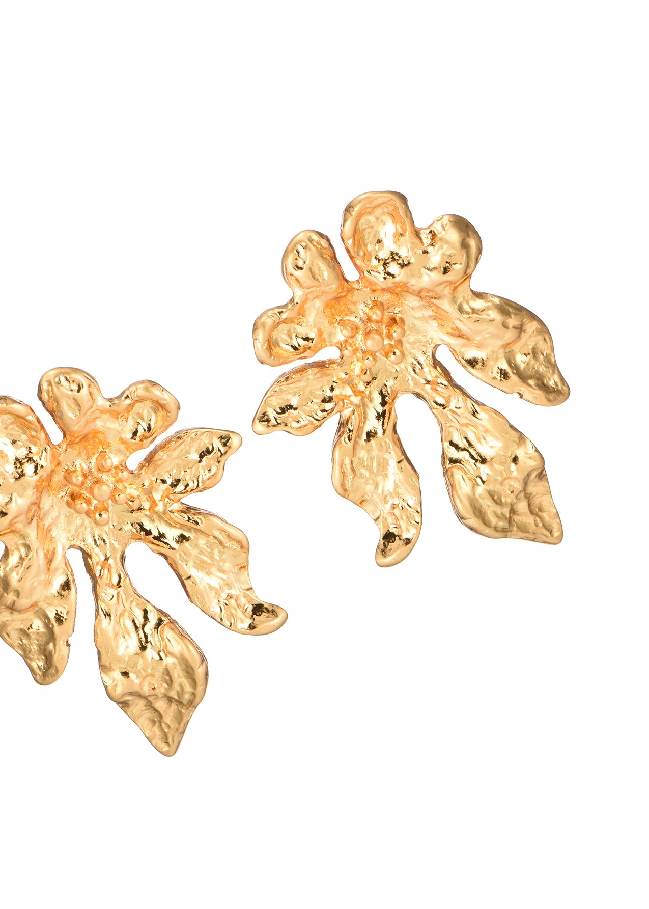 Sandra Wild Flower Golden Earrings