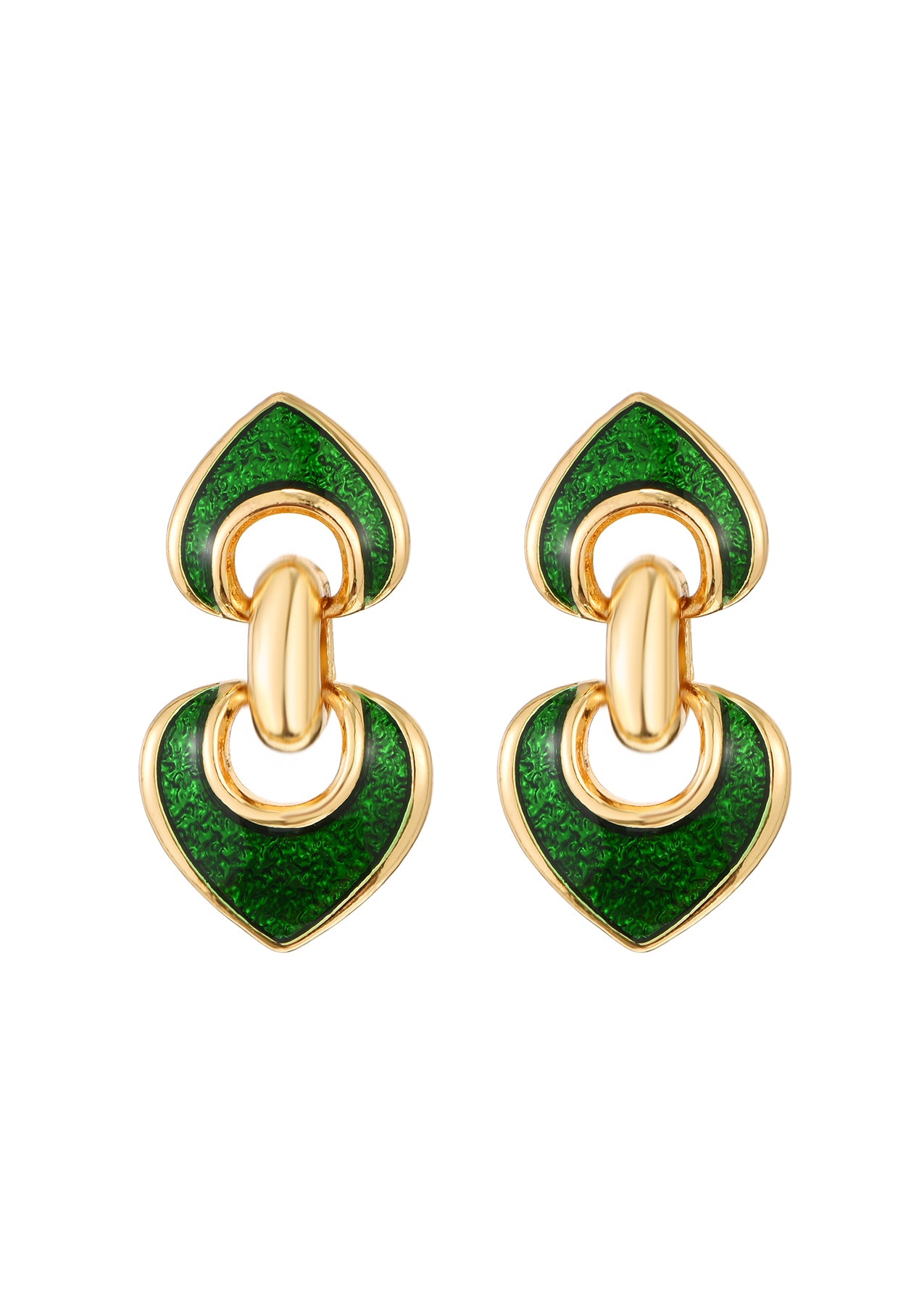 Luisa Green Vintage Earrings