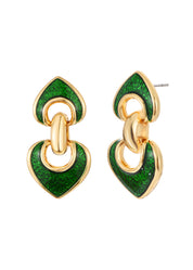 Luisa Green Vintage Earrings