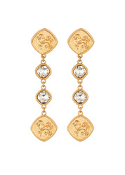 Thibault Coin Golden Earrings