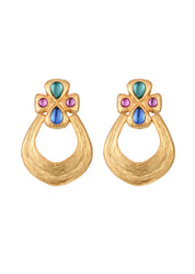 Carlota Empress Golden Vintage Earrings