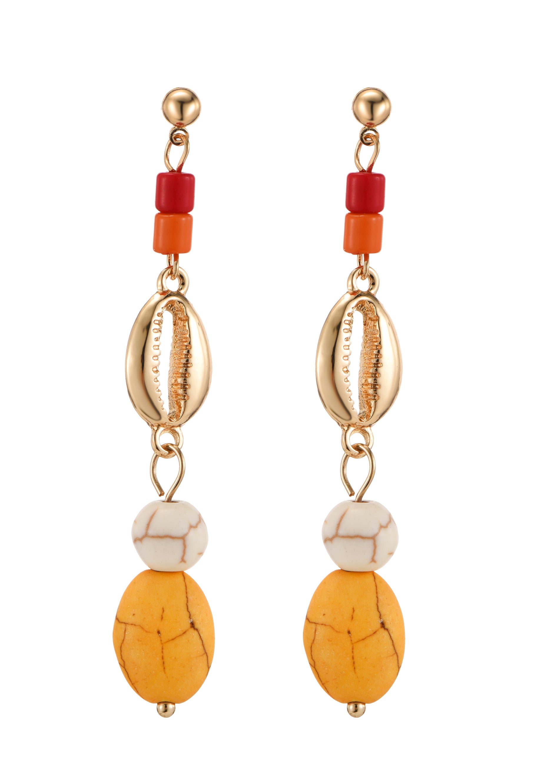 Marisol Sea Shell Pearl Earrings