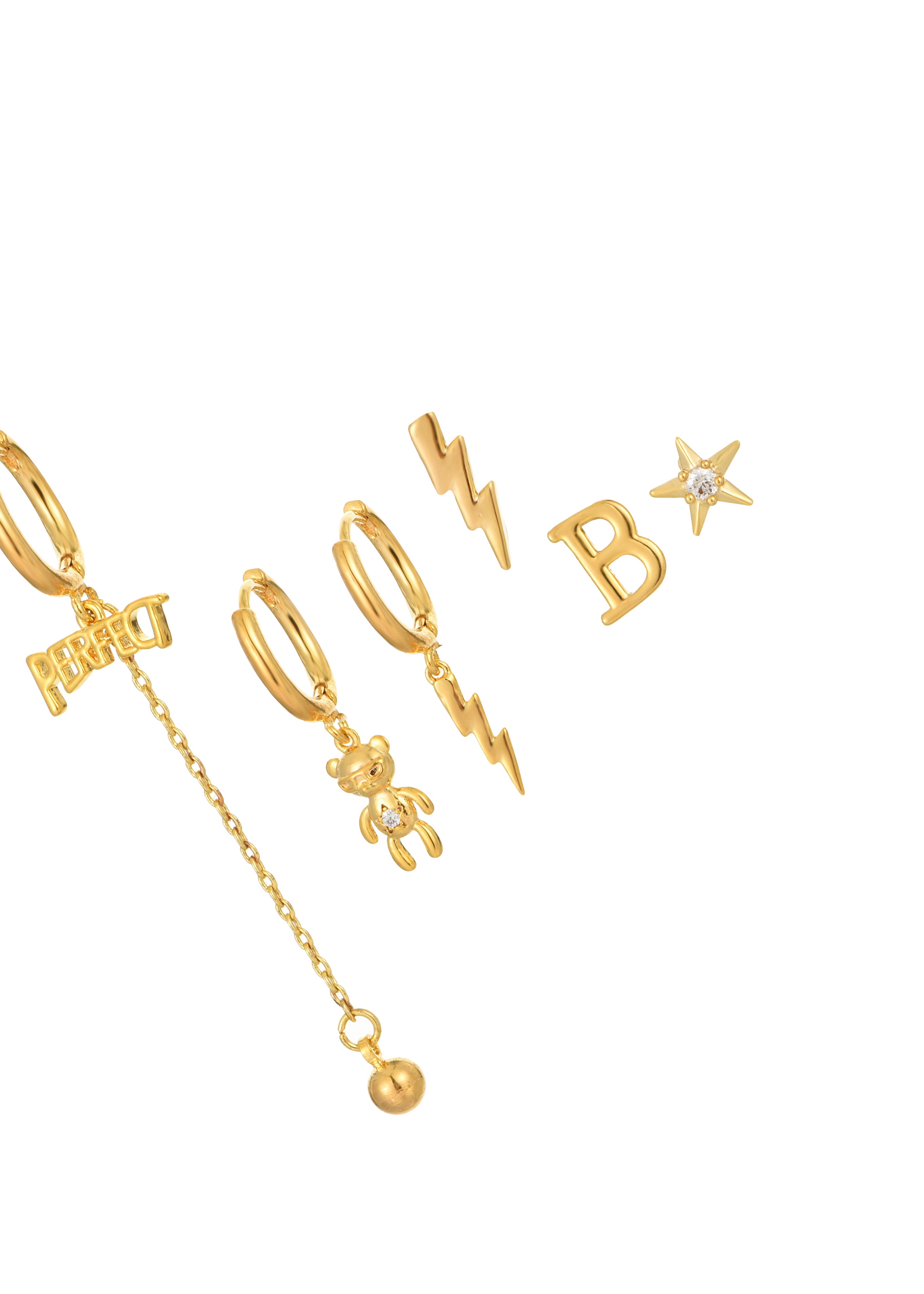 Petit Be Perfect Bear Earrings Set