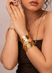 Jungle Flower Siesta Golden Bracelet