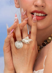 Paolo Shell Silver Ring I