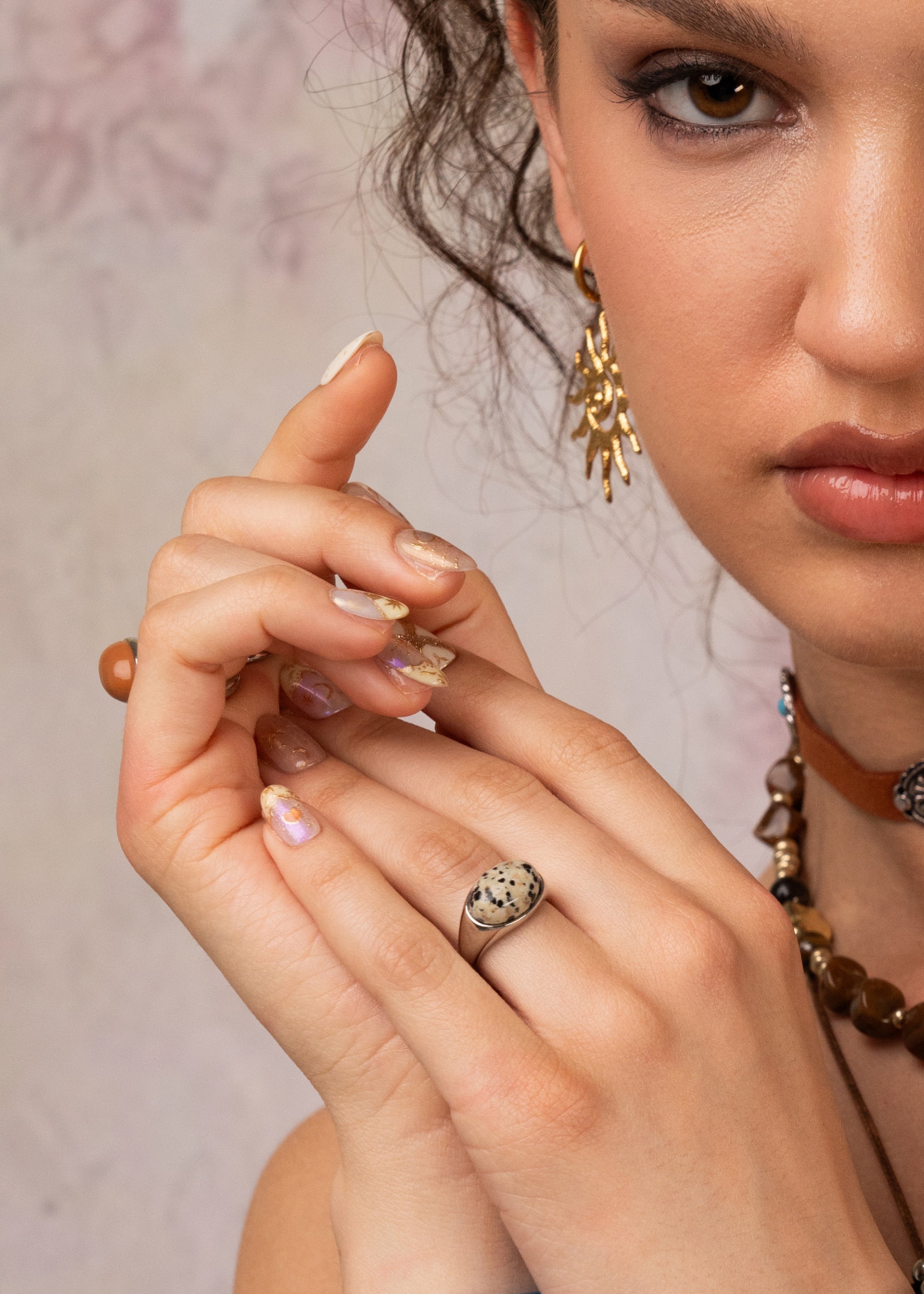 Anillo Ajustable Yann Piedra Natural IV
