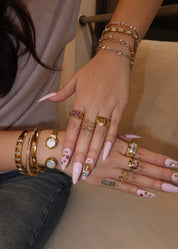 Timothee Boho Bangles Bracelet - C