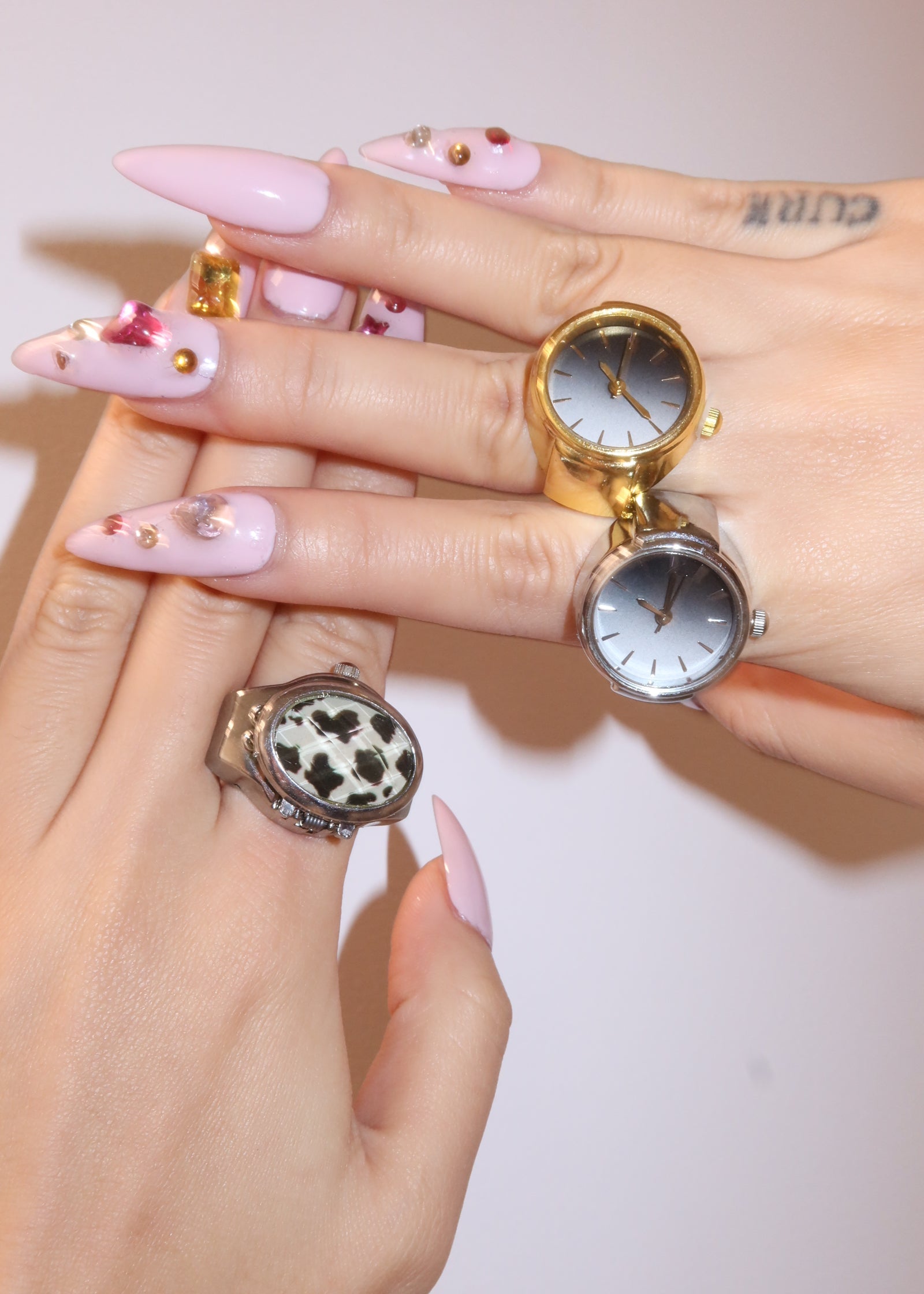 Midnight O'clock Adjustable Ring – Vintage Jewelry for Women