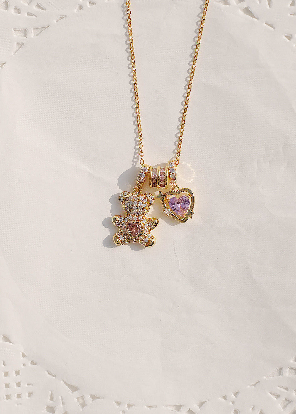 Hug Me Bear Necklace