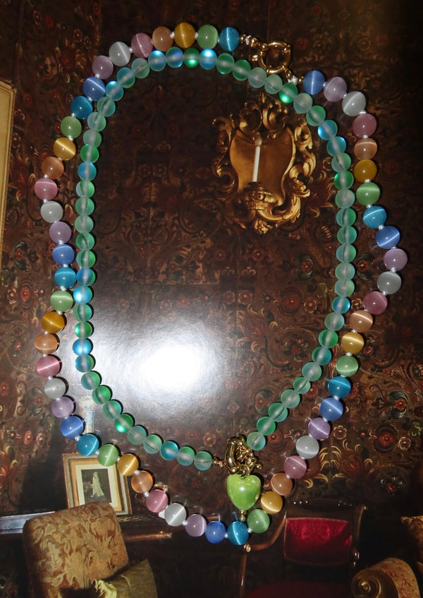 Lori Fresh Green Heart Necklace