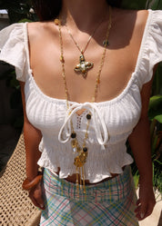 Samentha Long Chain Necklace