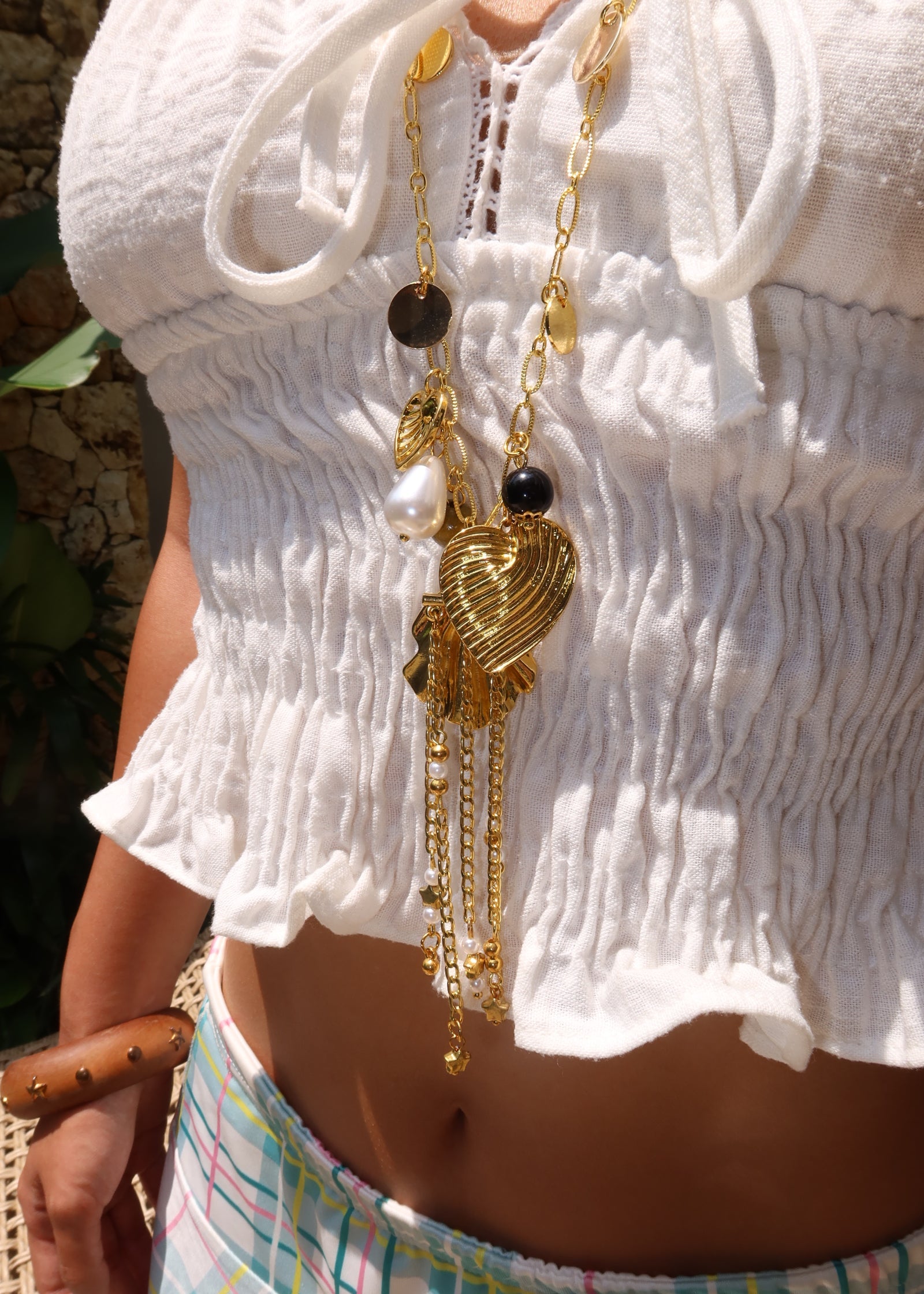 Samentha Long Chain Necklace