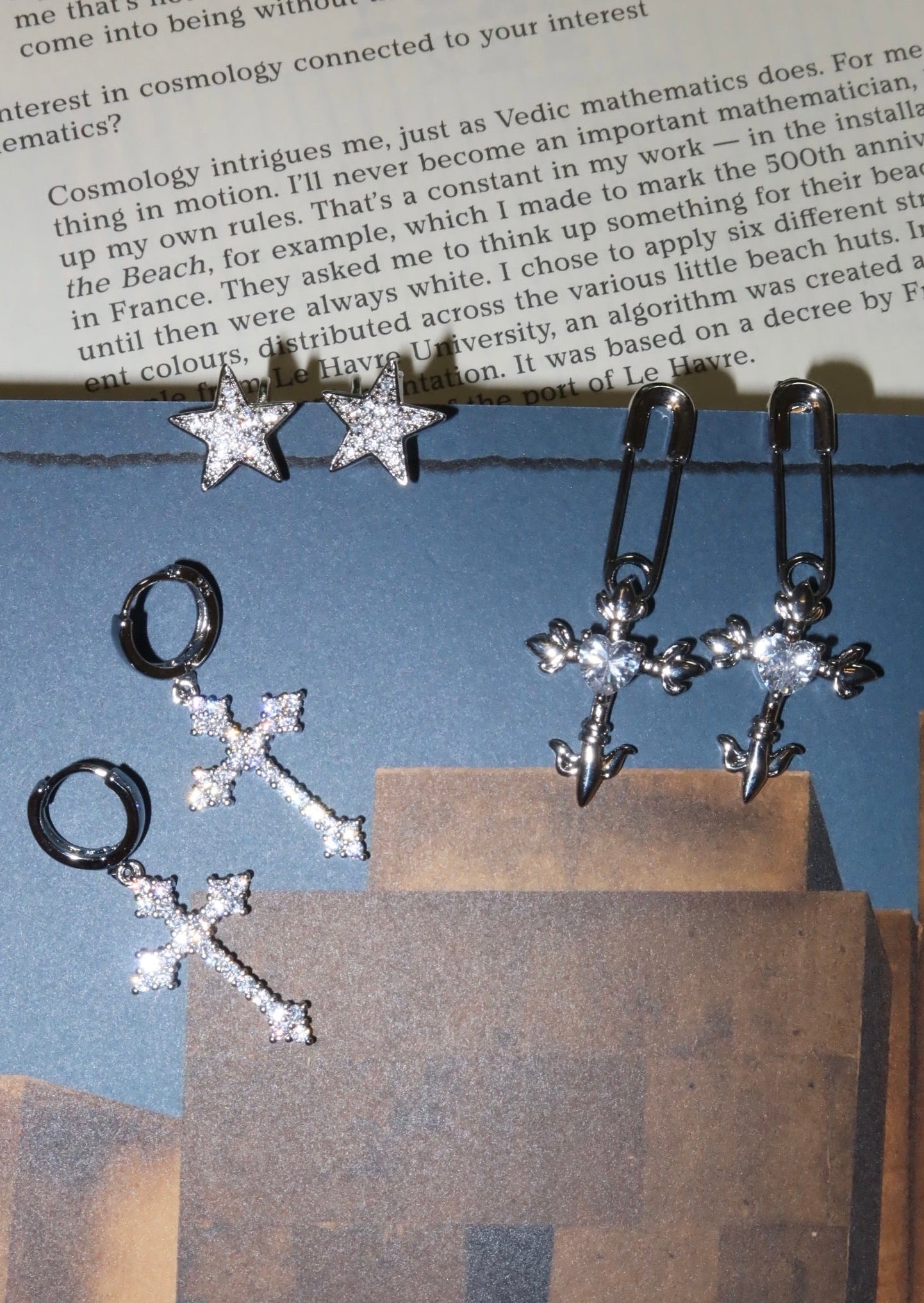 Cielle Glittering Star Earrings