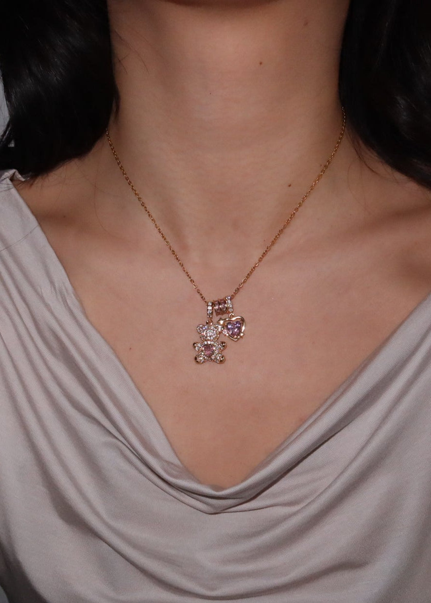 Hug Me Bear Necklace