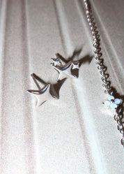 Lumi Stars Silver Earrings