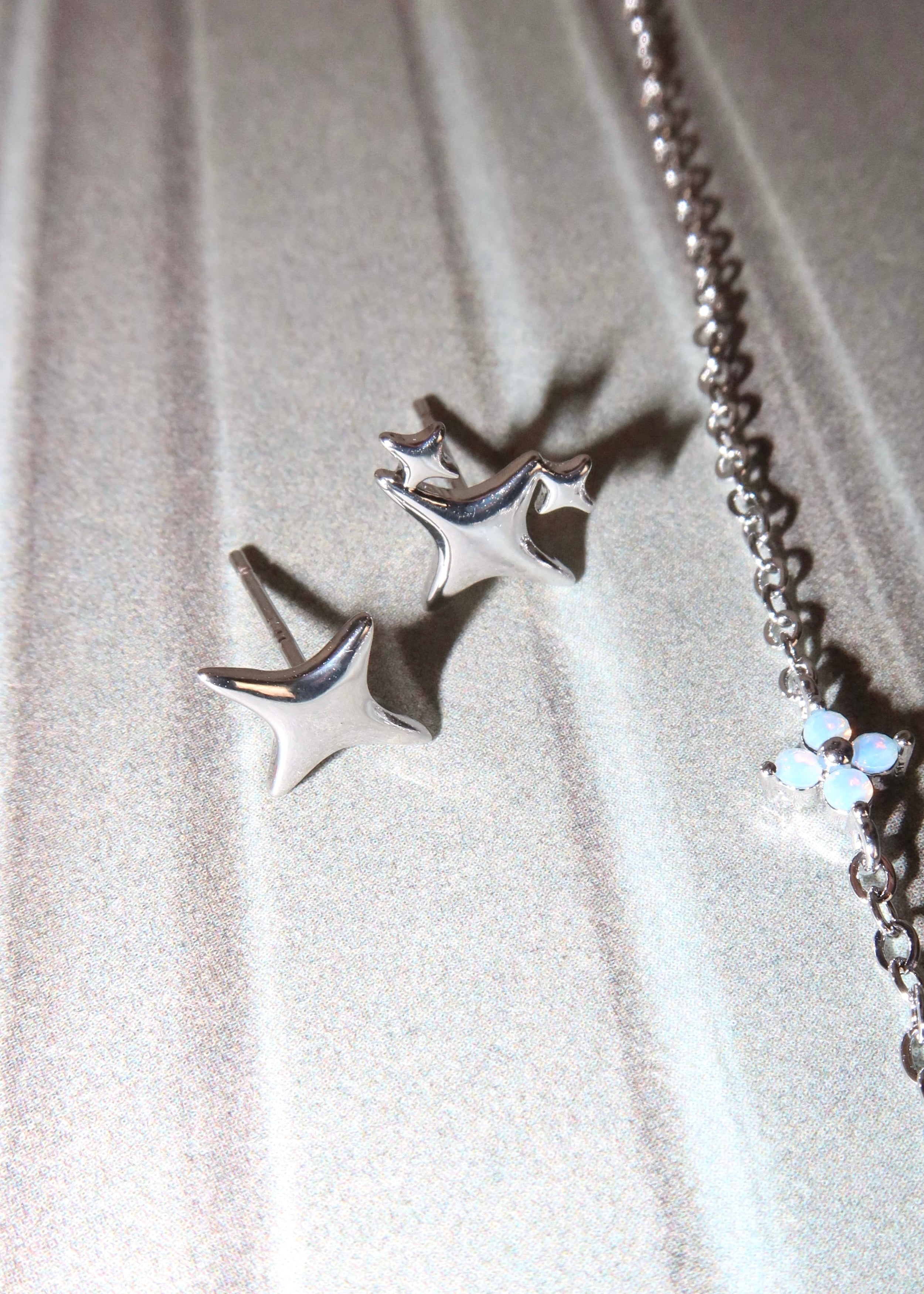 Pendientes Lumi Estrellas Plata