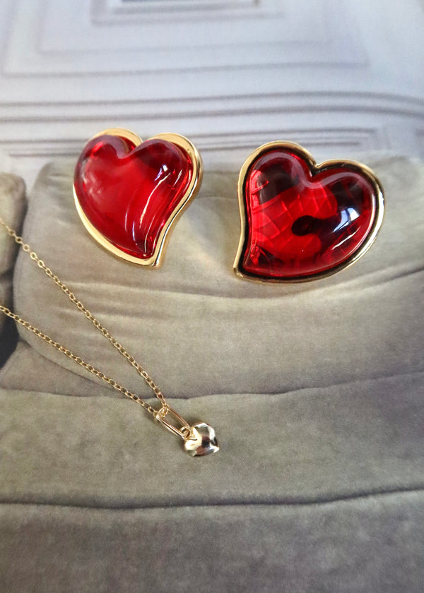My Tiny Love Golden Heart Necklace