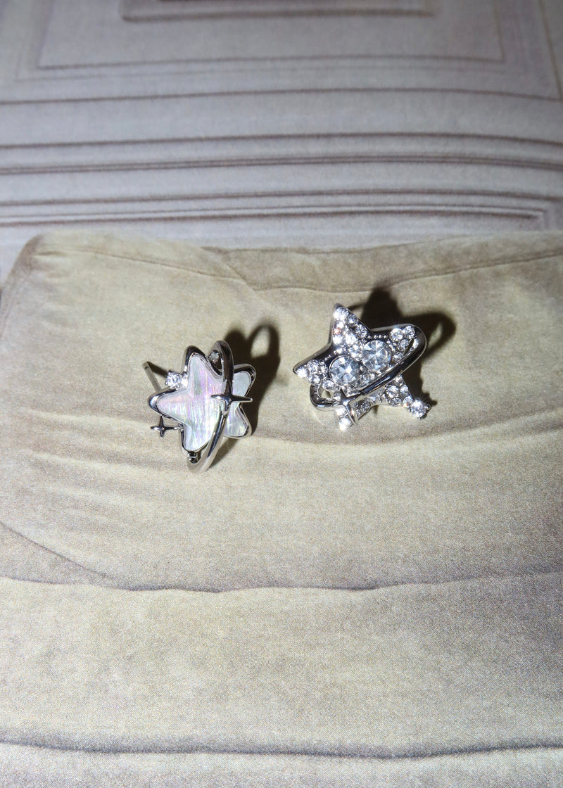 Tina Crystal Star Earrings