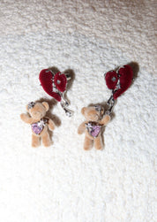 Pendientes Scarlett Heart Red Love