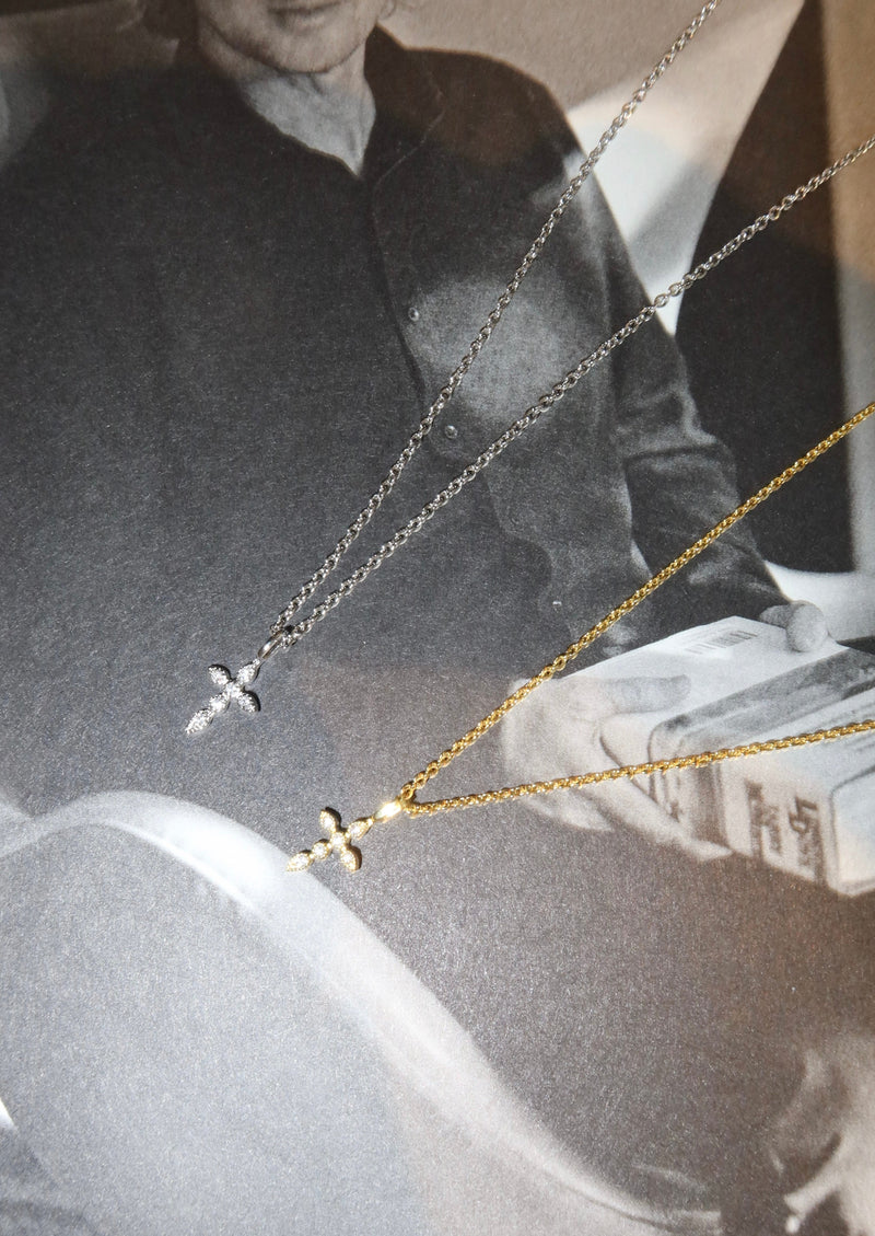 Rango Diamond Cross Gold Necklace