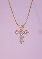Kyle Cross Golden Necklace