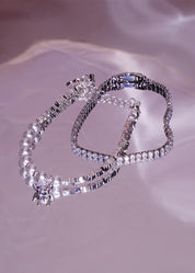 Mina Pearl Silver Bracelet