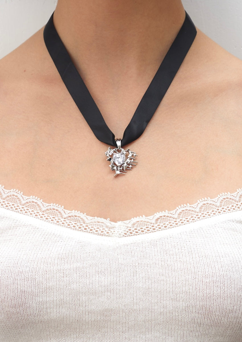 Dana Spacial Love Heart Choker