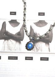 Anne Camilla Blue Myth Silver Pearl Necklace