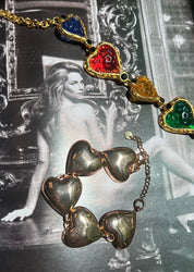 Mona Fall in Love Golden Hearts Bracelet