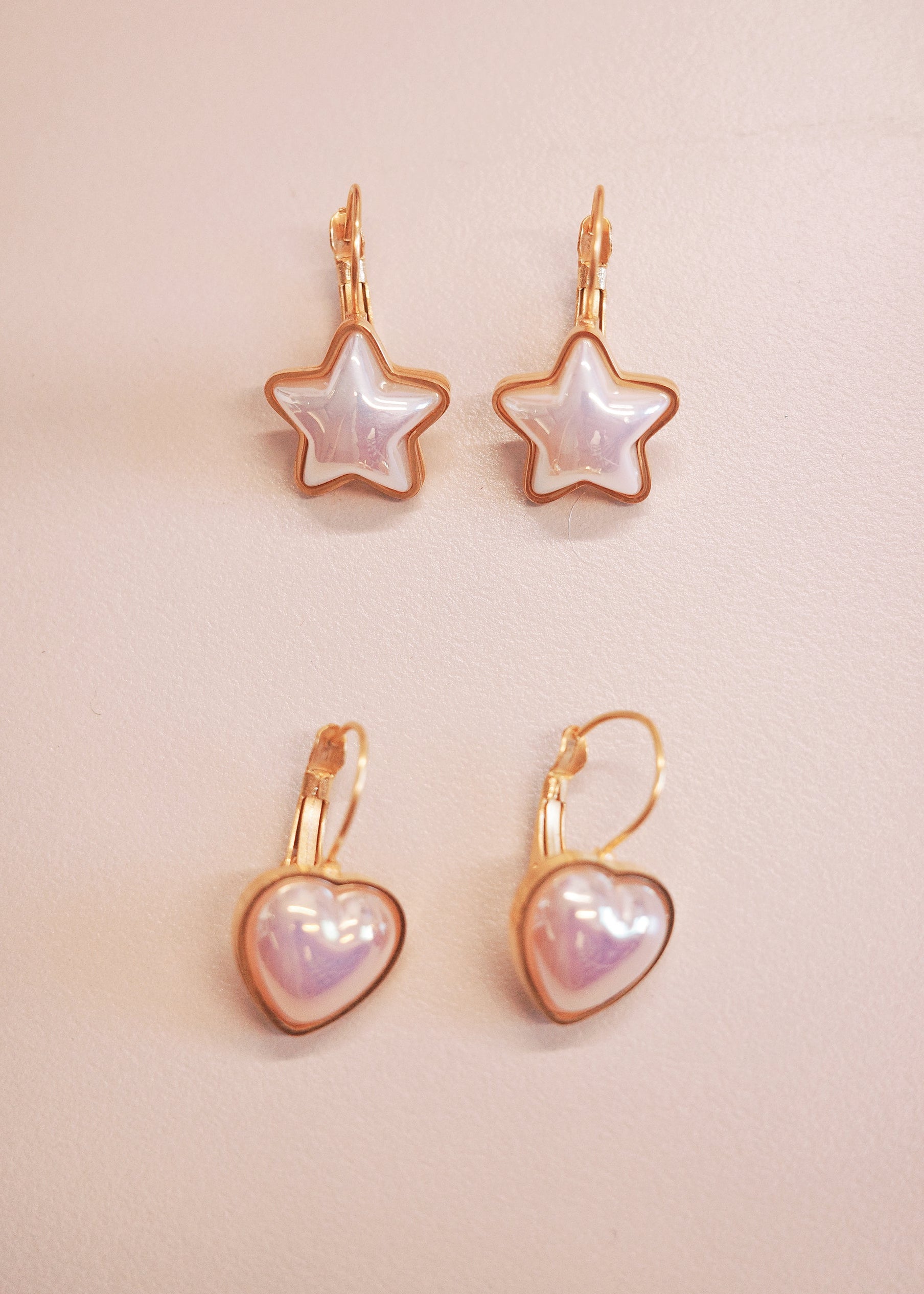 Mermaid Star Golden Earring