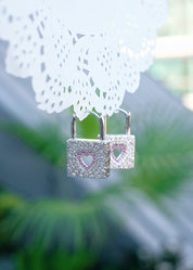 Pheobie Pink Secret Glittering Earrings