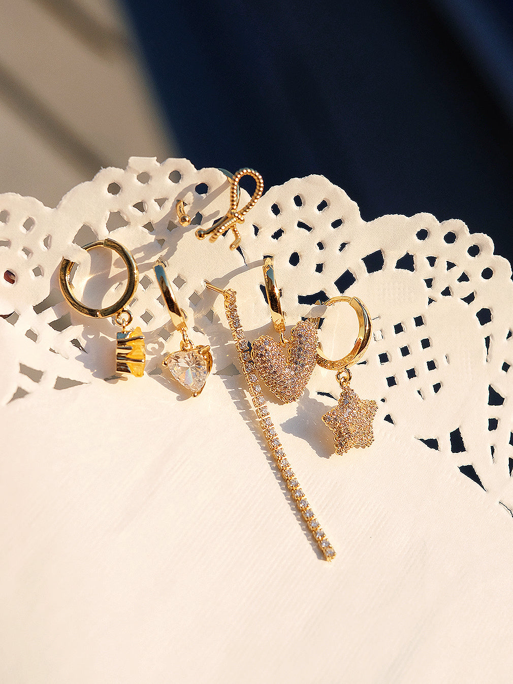 大晦日のスターハギー イヤリング セット