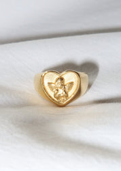 Oh Angel Heart Golden Ring