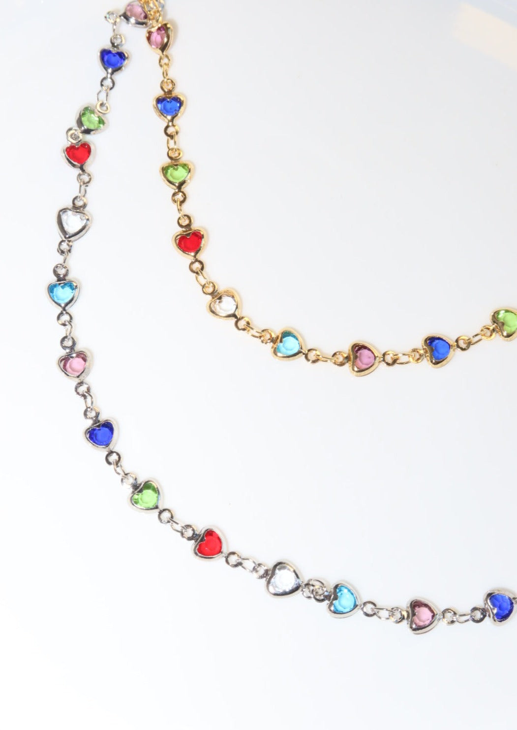 【MAISON MINED】22FW★ GEMSTONE NECKLACE Elegant Multicolored Gemstone Necklace with Diamond