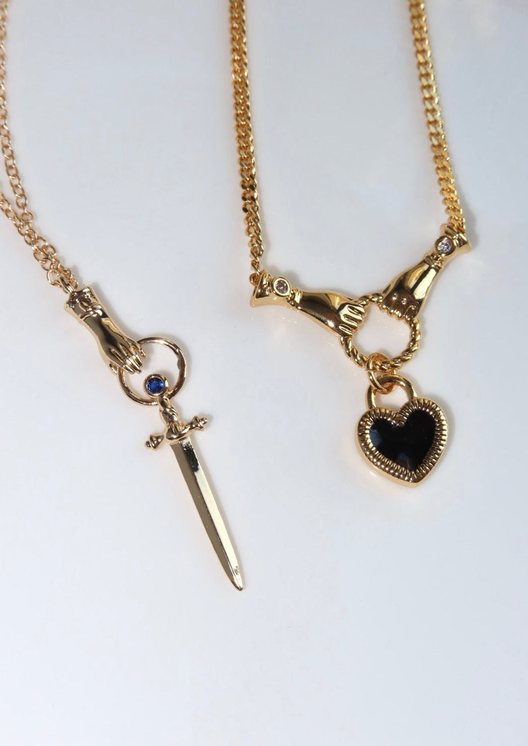 Your Queen Sword Golden Necklace