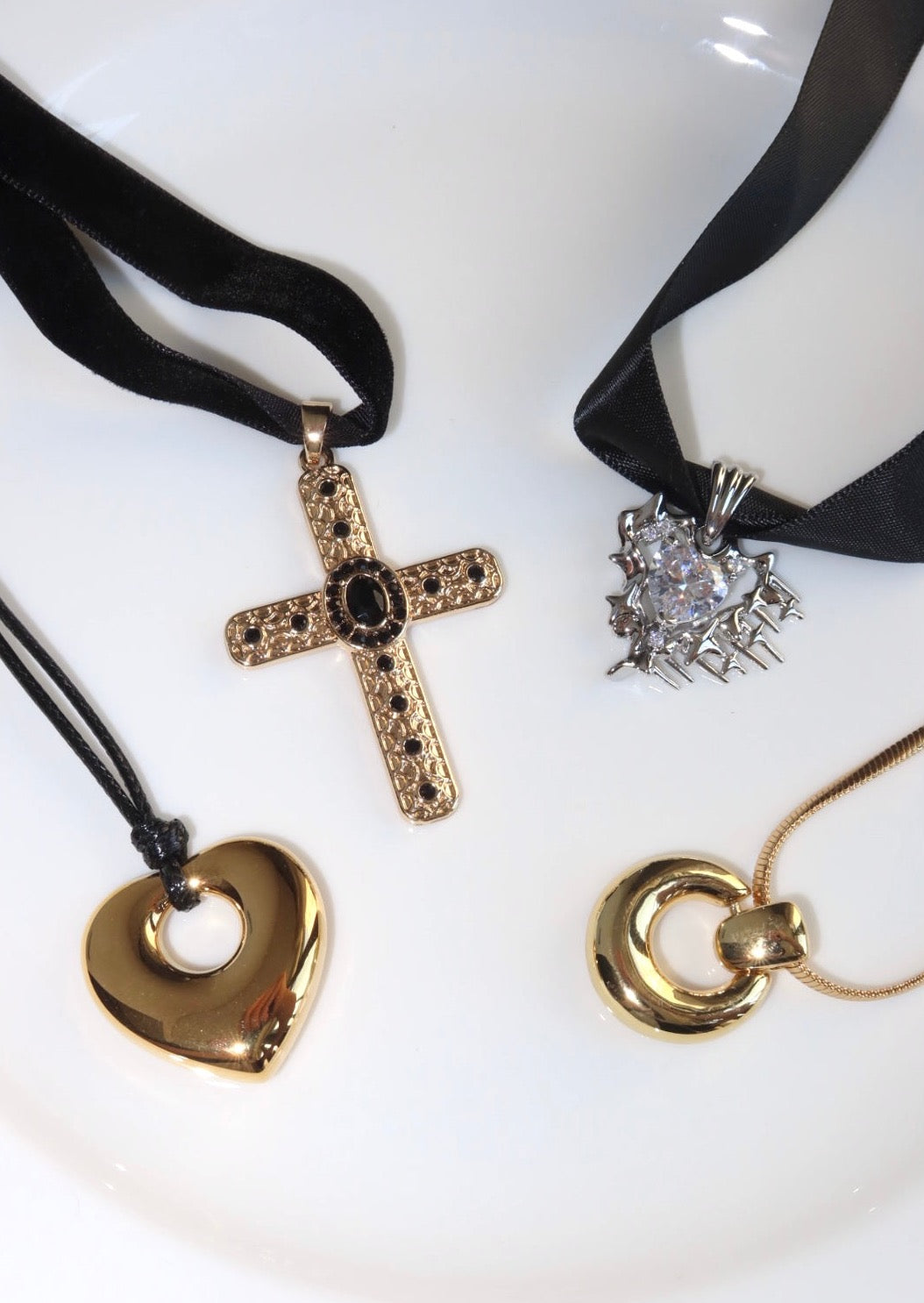 ネックレス・チョーカー [LANARCH][1169] Antique Baroque Cross Mix Necklace 1169] Antique Baroque Cross Mix Necklace - LAN ARCHIVE | 60